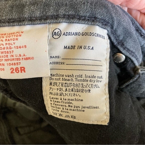 AG Adriano Goldschmied The Stevie Women’s slim straight pants size 26 regular! - Picture 4 of 11